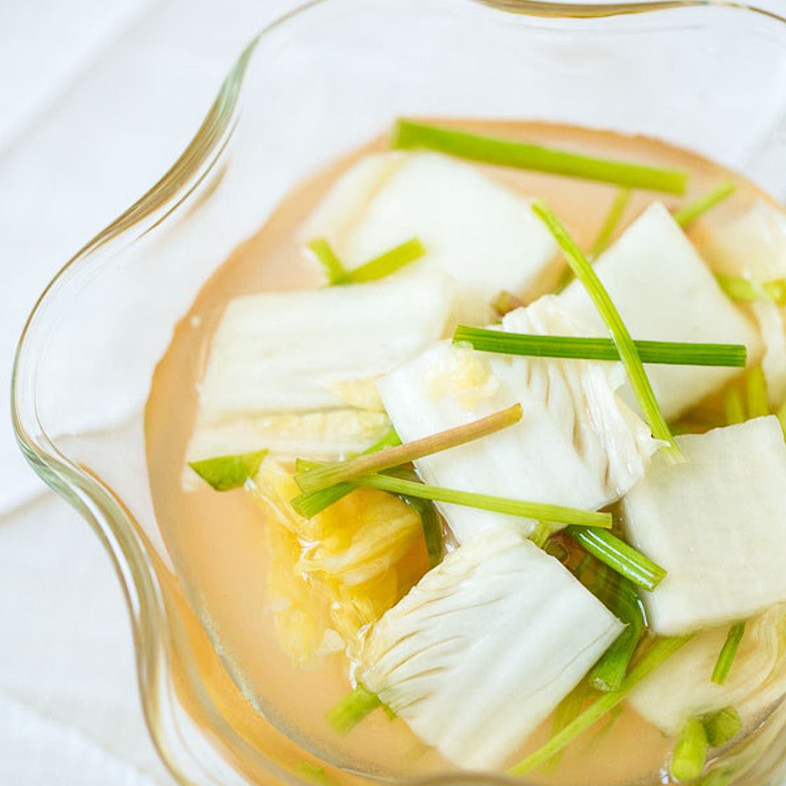 Nabak Kimchi - Spring Water Kimchi with Cabbage and Radish