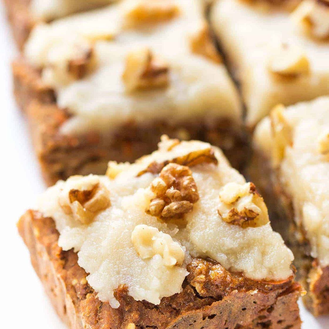 Vegan Carrot Cake Quinoa Breakfast Bars