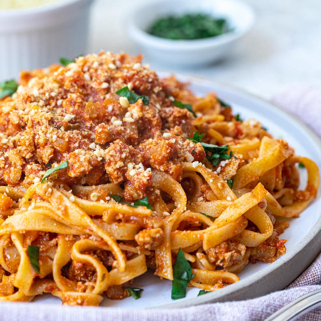 Vegan Tofu Bolognese Recipe