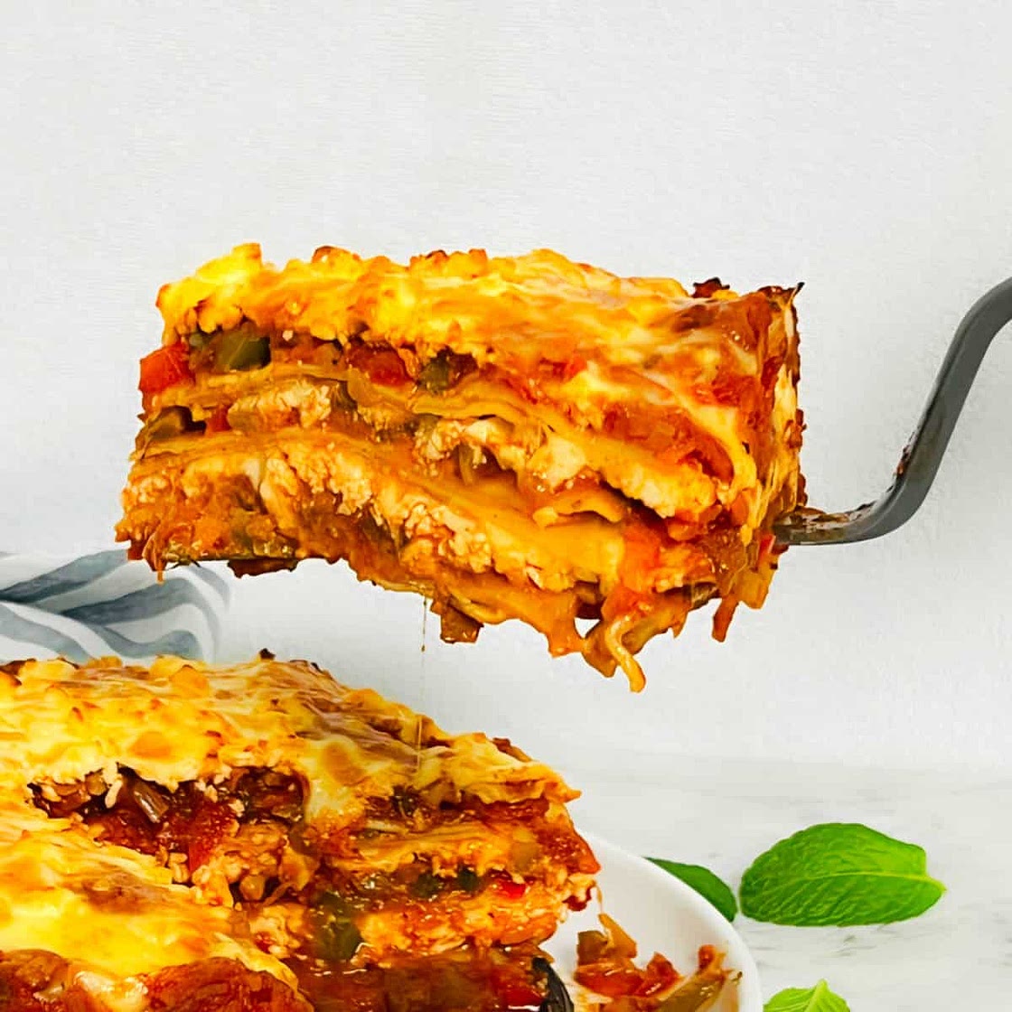 Paneer Lasagna / EASY Vegetarian Lasagna