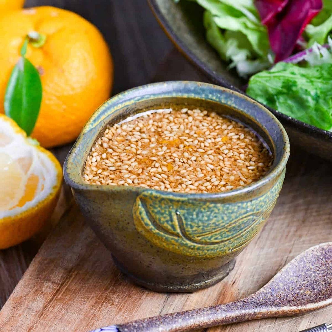 Wafu Dressing (Japanese Soy Based Salad Dressing)