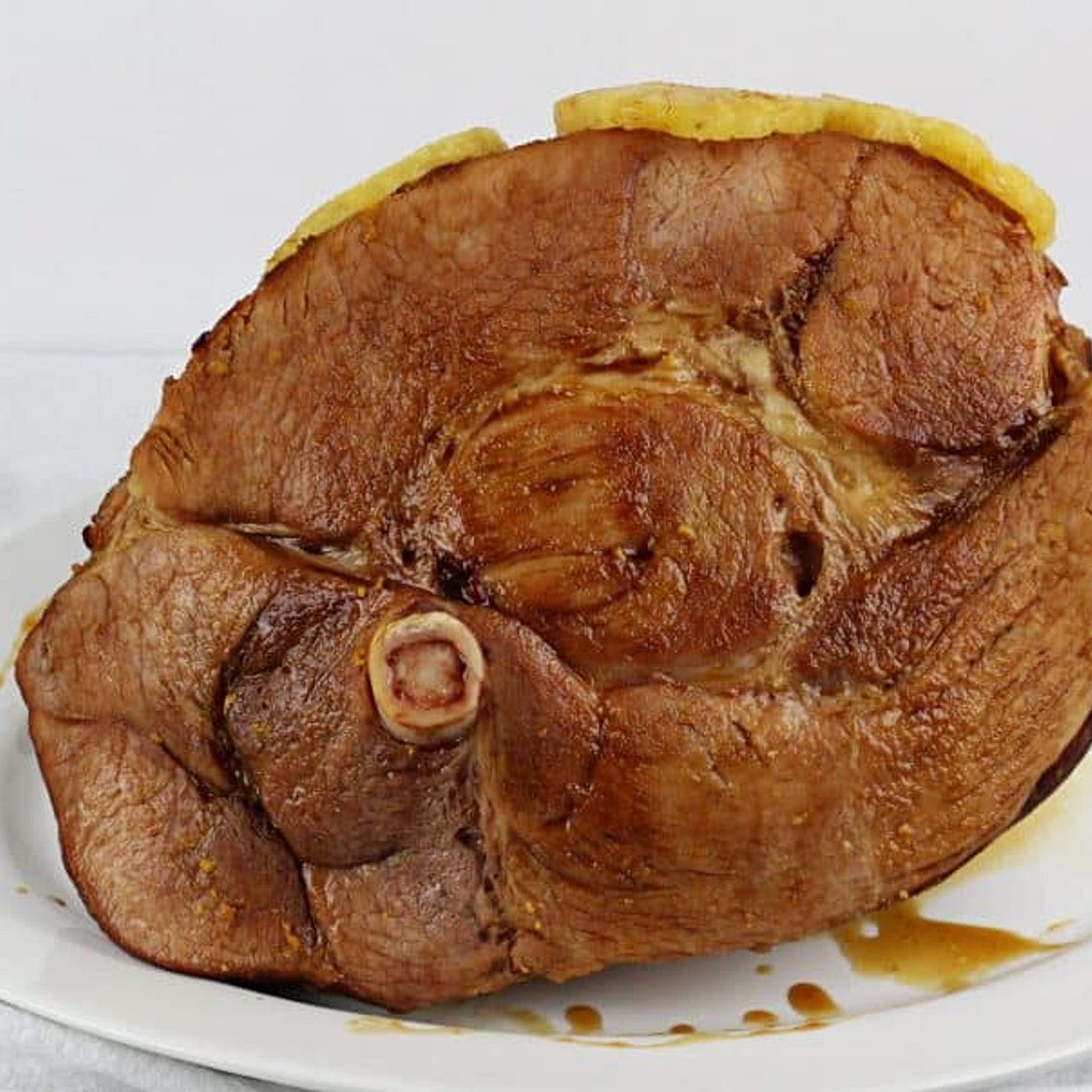 Brown Sugar and Pineapple Glazed Ham