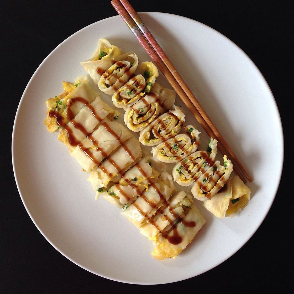 Dan Bing (Taiwanese Egg Crepe)