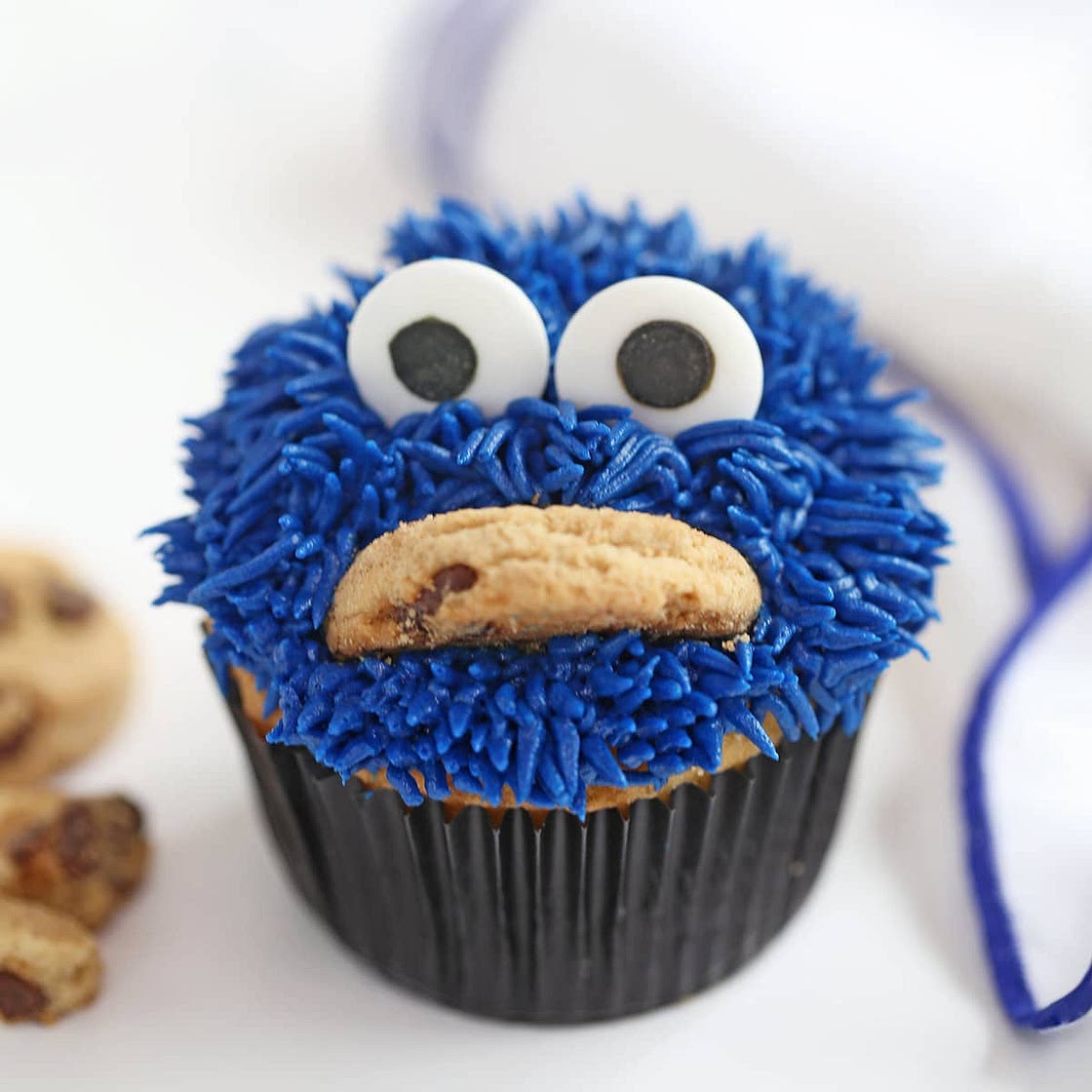 Cookie Monster Cupcakes