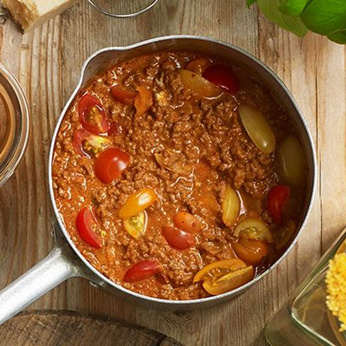 Beef mince & tomato ragu