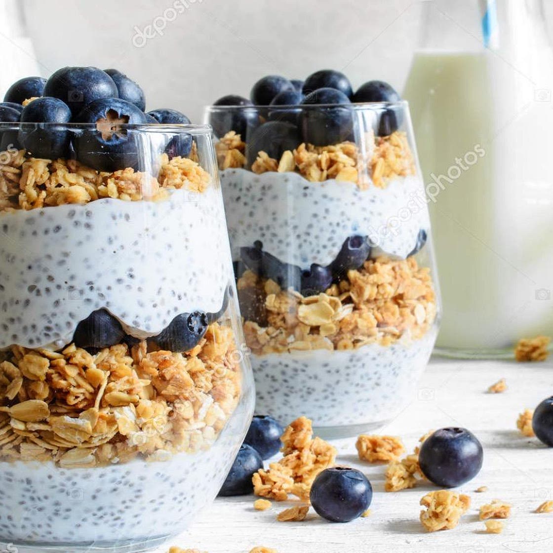 Muesli and Yogurt with Chia