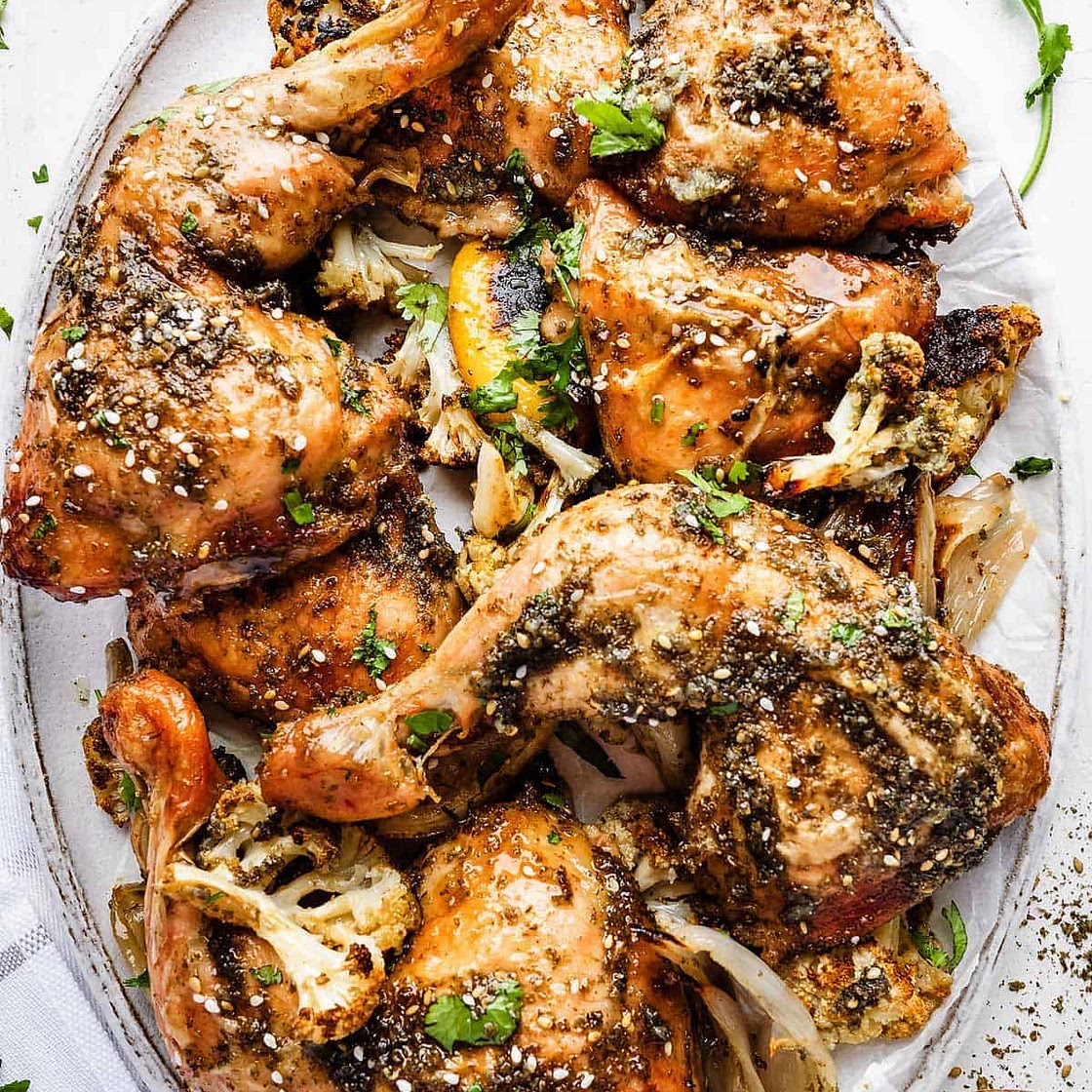 Za'atar Chicken Sheet Pan Dinner