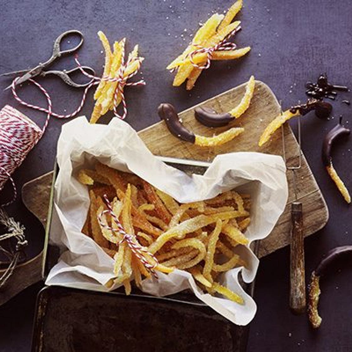 Candied orange peel
