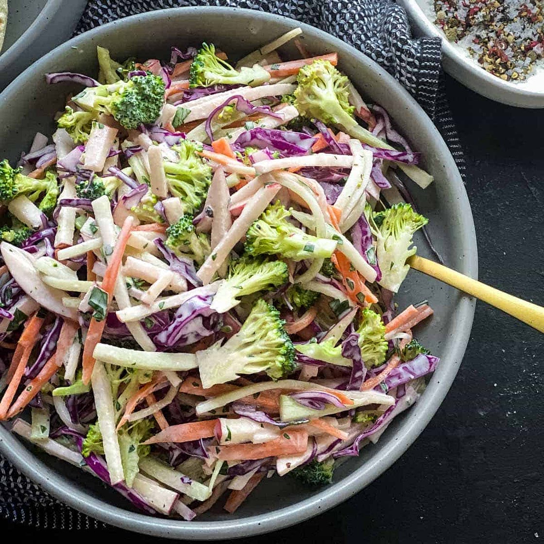 Broccoli Slaw with Creamy Dressing