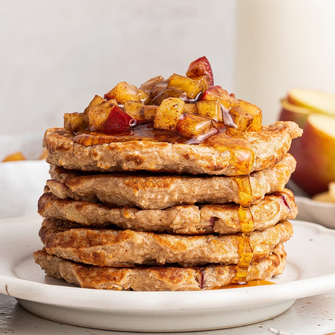 Healthy Apple Pancakes