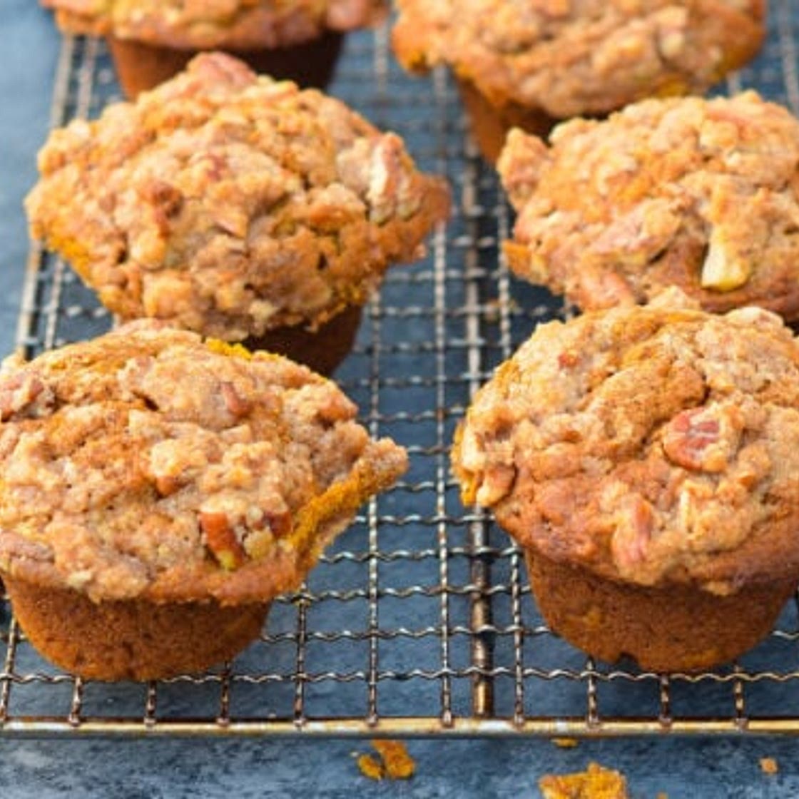 Pumpkin Pecan Crunch Muffins