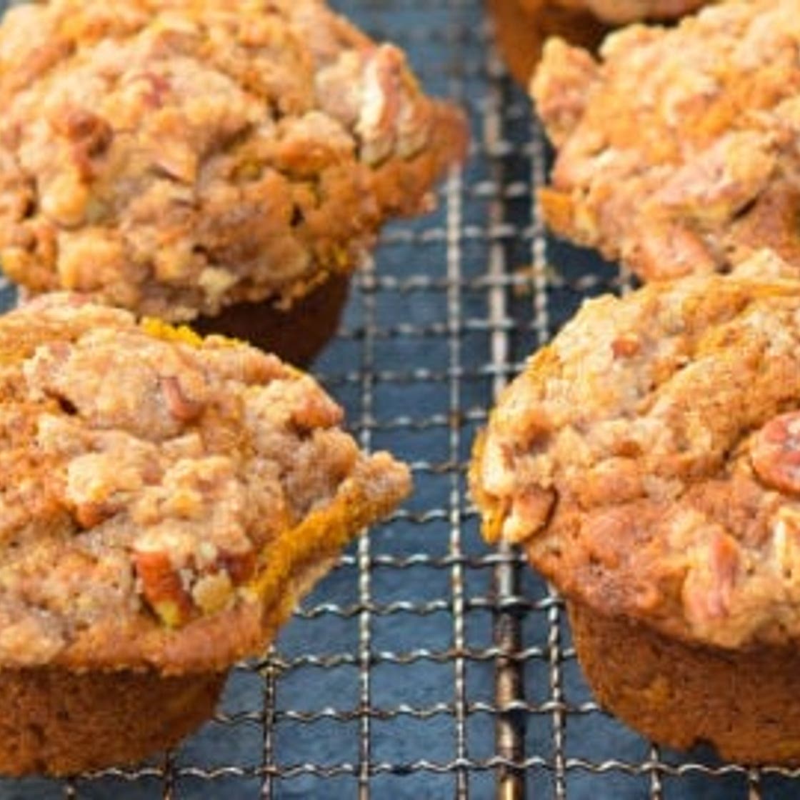 Pumpkin Pecan Crunch Muffins