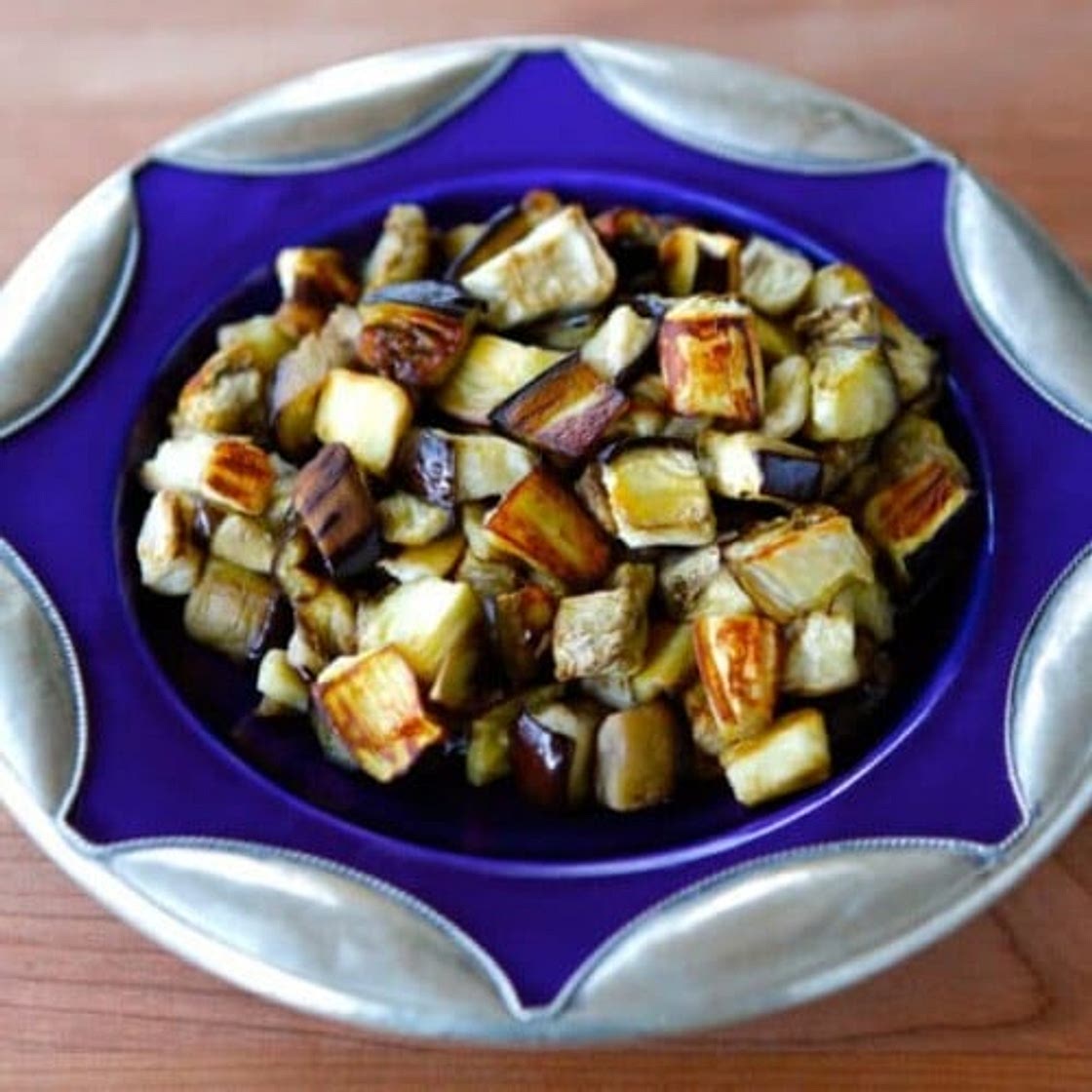 How to Roast Eggplant Cubes