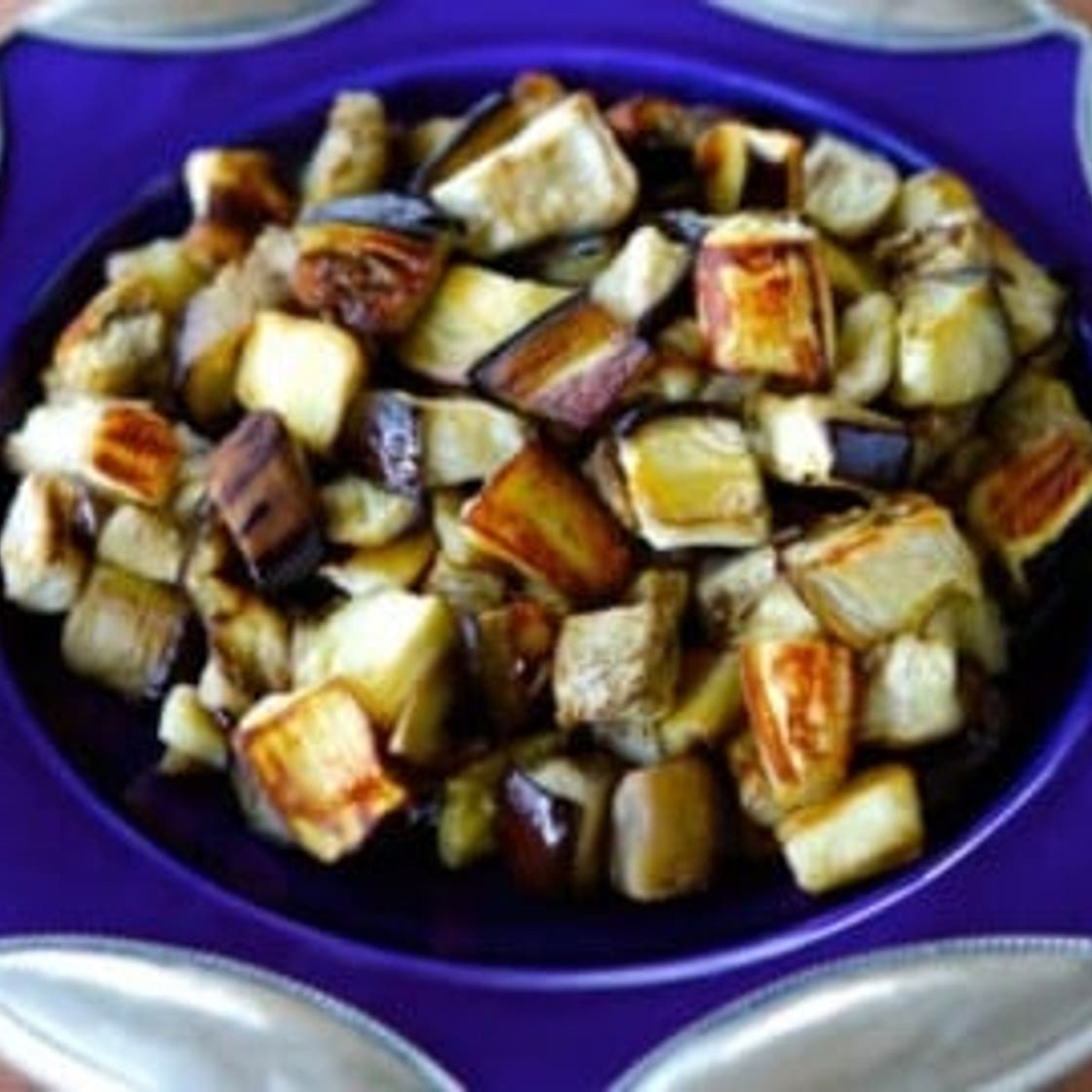 How to Roast Eggplant Cubes