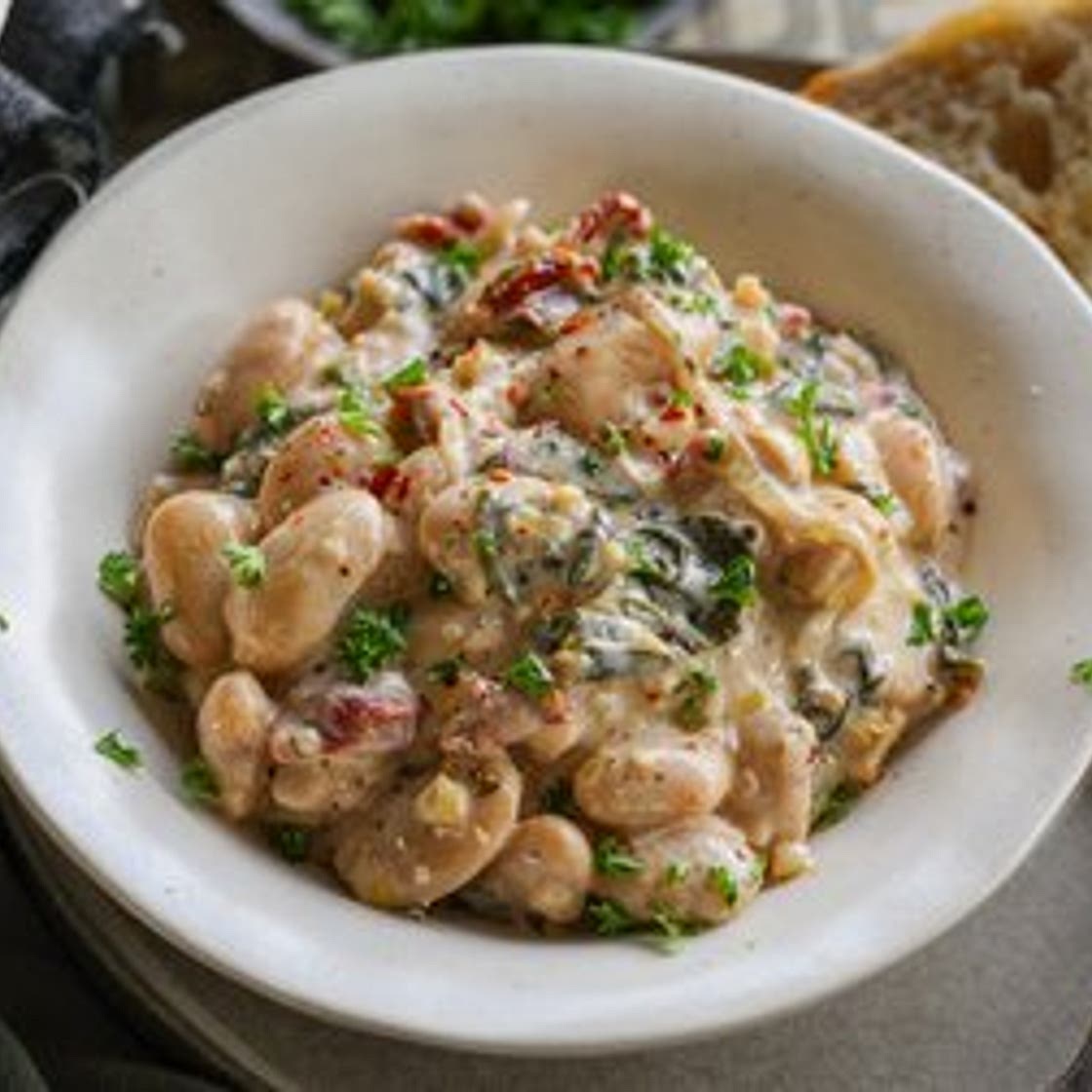Sun-Dried Tomato & Butter Bean Stew