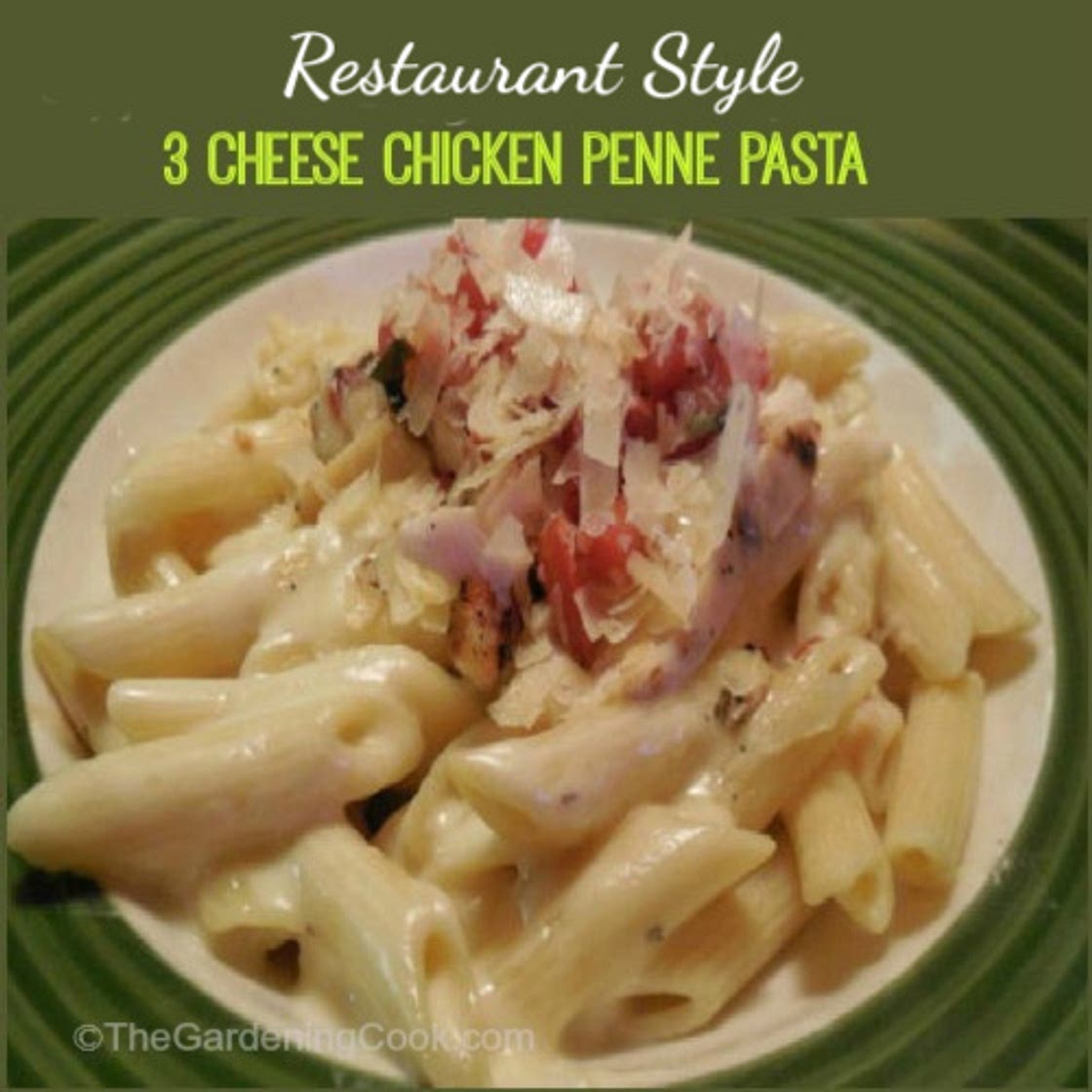 3 Cheese Chicken Penne with Alfredo Sauce