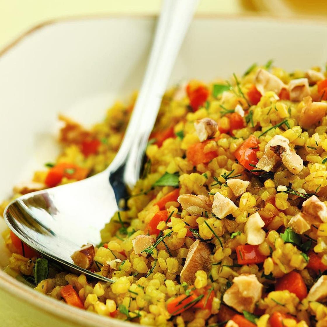 Fresh Herb & Lemon Bulgur Pilaf