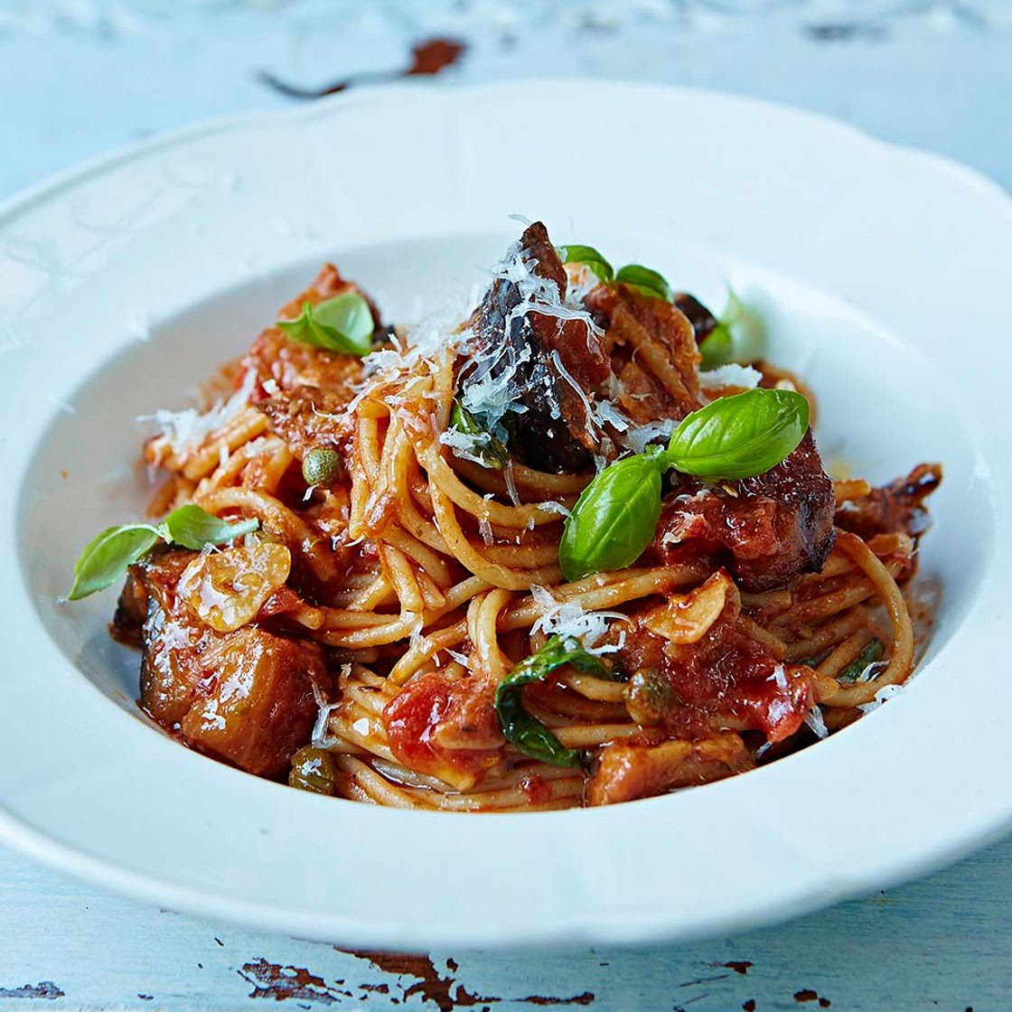 Sicilian spaghetti alla Norma