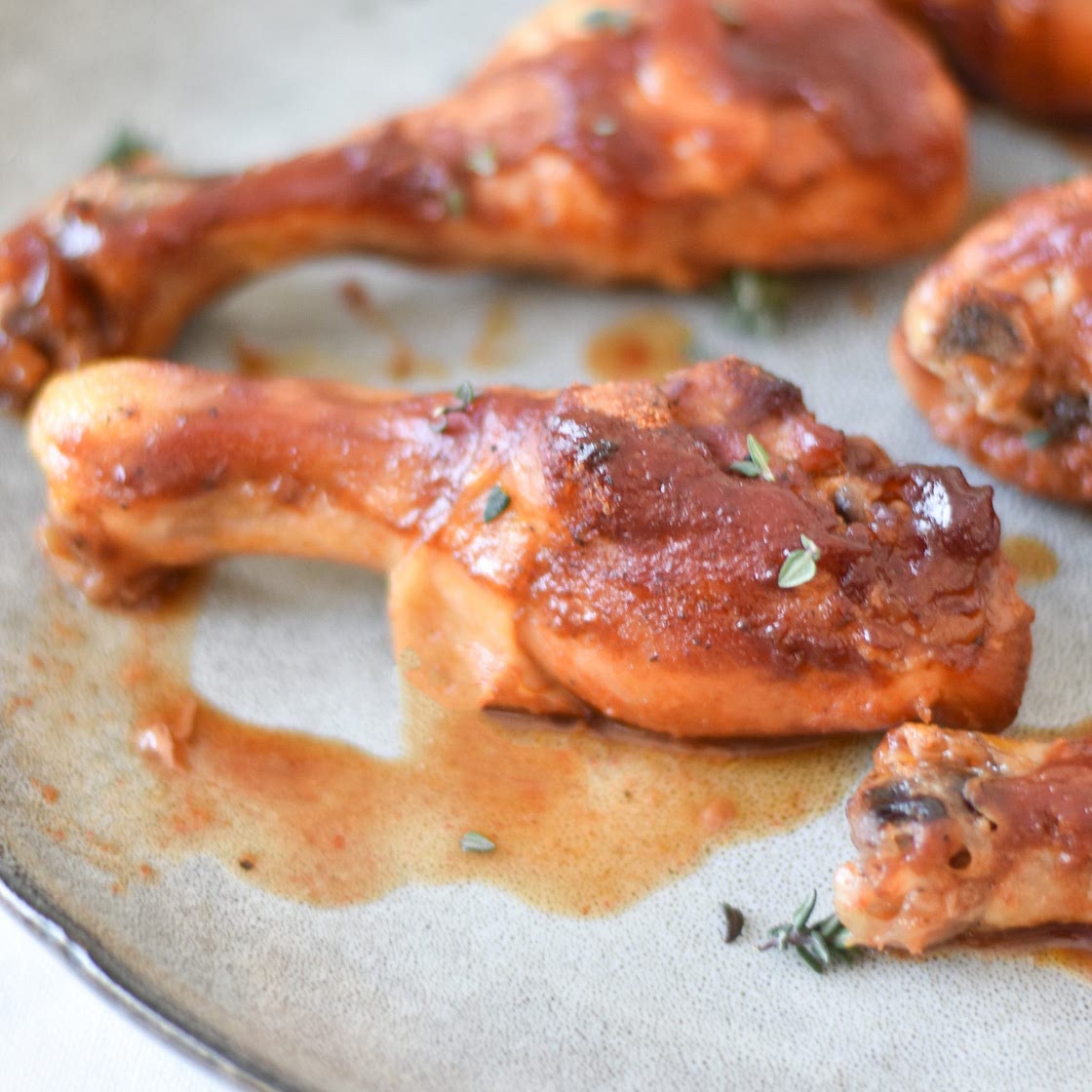 Slow Cooker BBQ Chicken Drumsticks