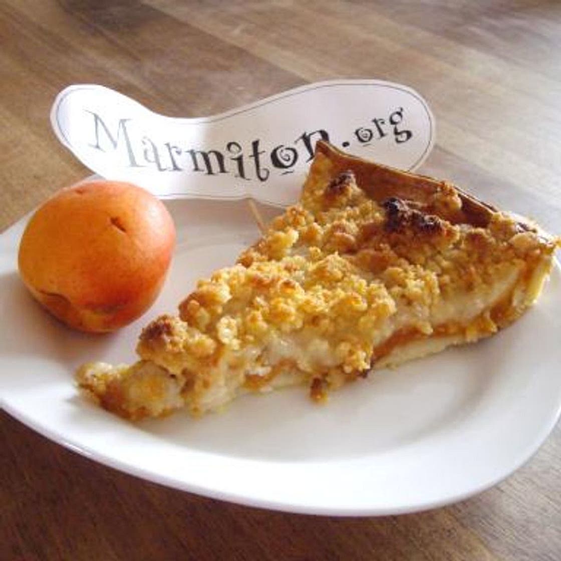 Tarte aux abricots façon crumble