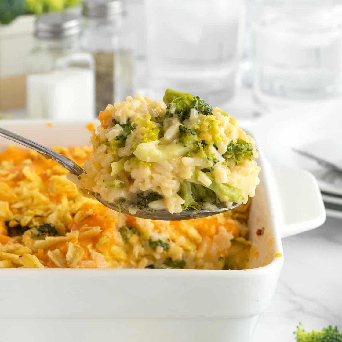 Cheesy Broccoli Rice Casserole