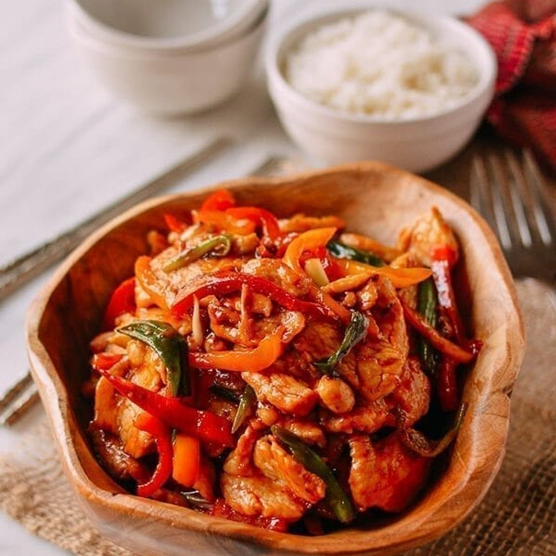 Thai Chili Sauce Chicken Stir-fry