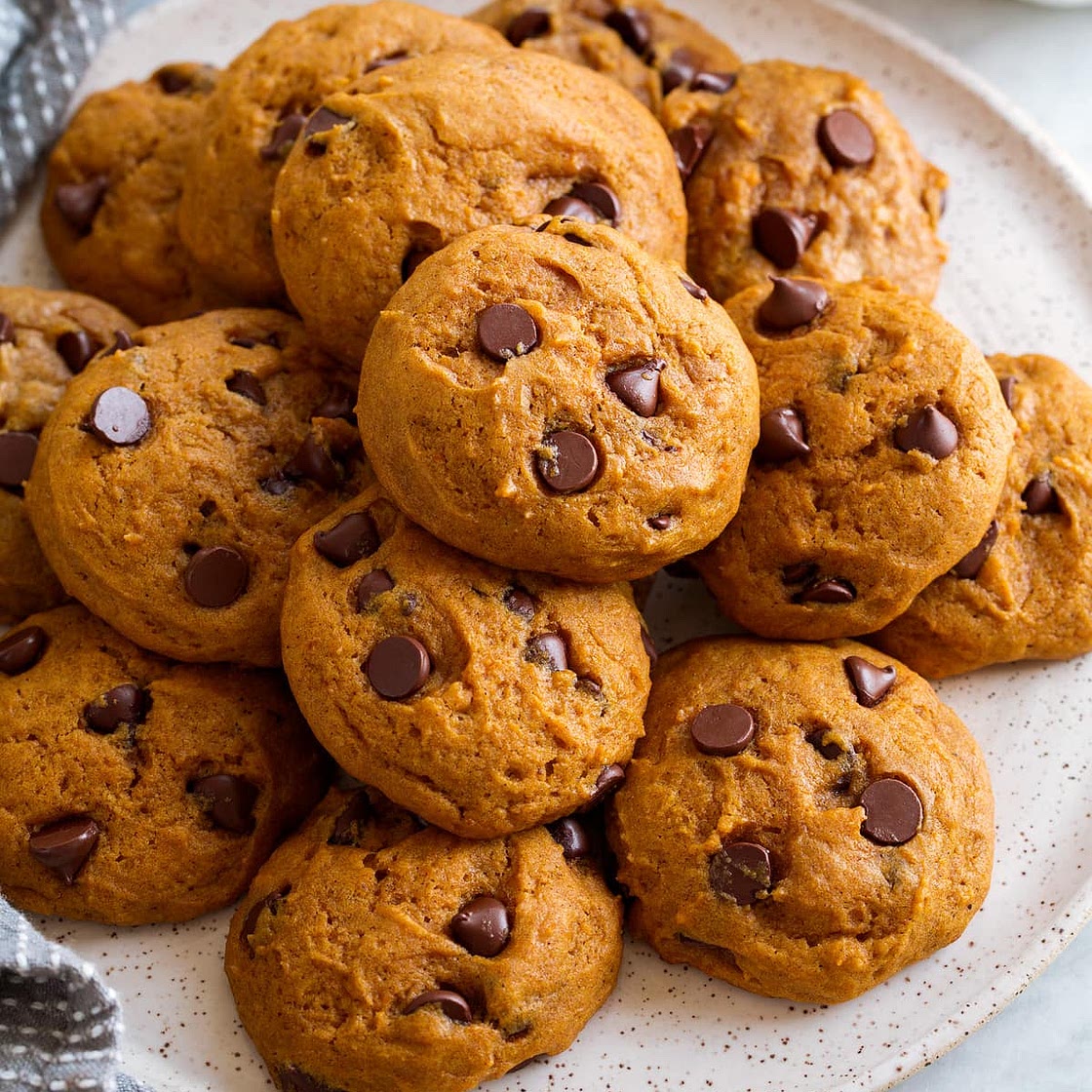 Pumpkin Chocolate Chip Cookies