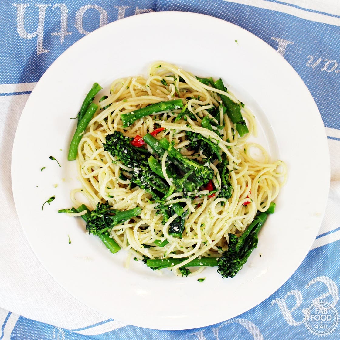 Tenderstem Broccoli, Chilli and Garlic Spaghetti