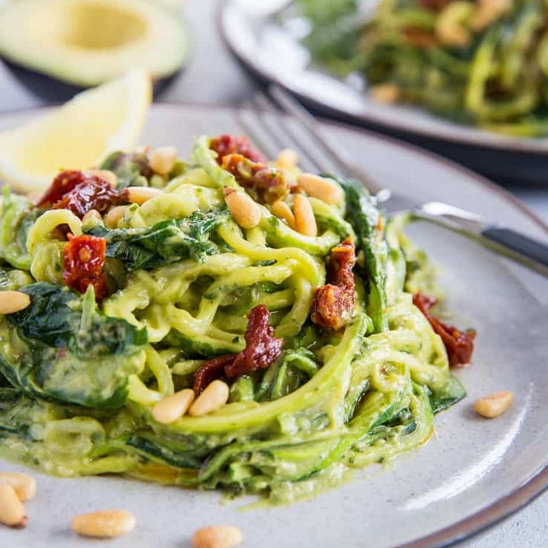 Avocado Pesto Zoodles