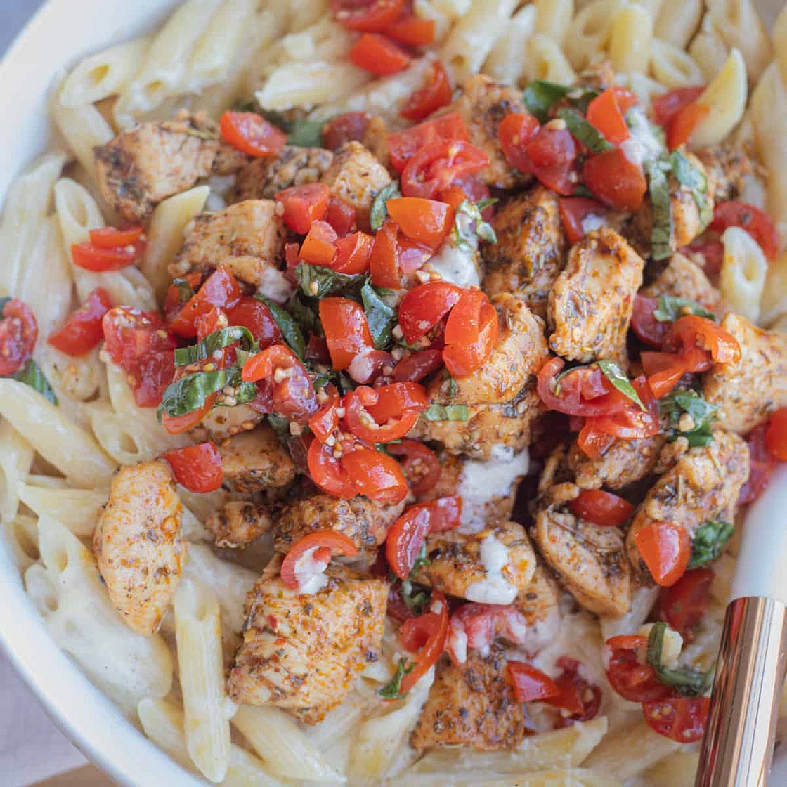 Copycat Applebee's Three Cheese Chicken Penne Recipe