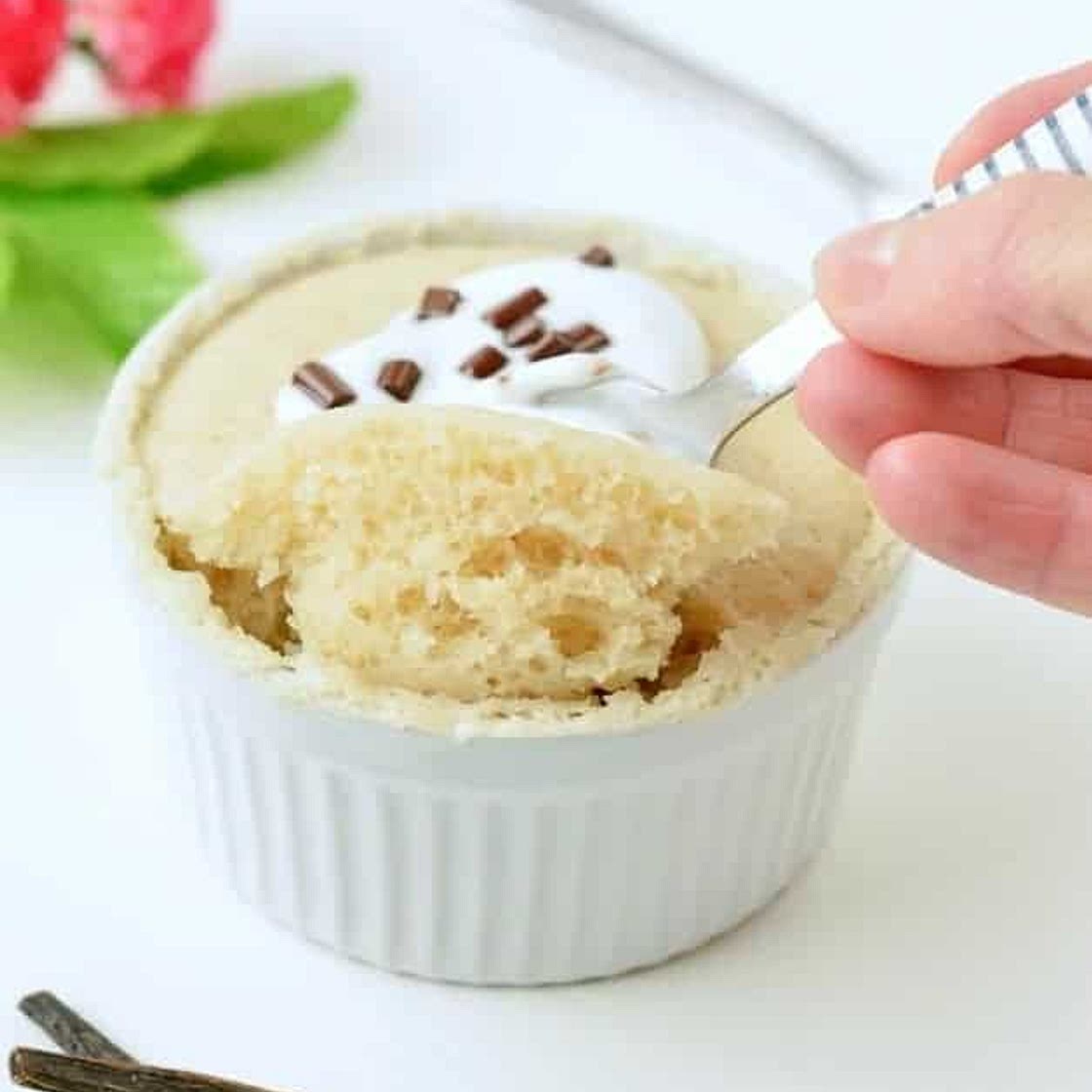 Vegan Vanilla Mug Cake