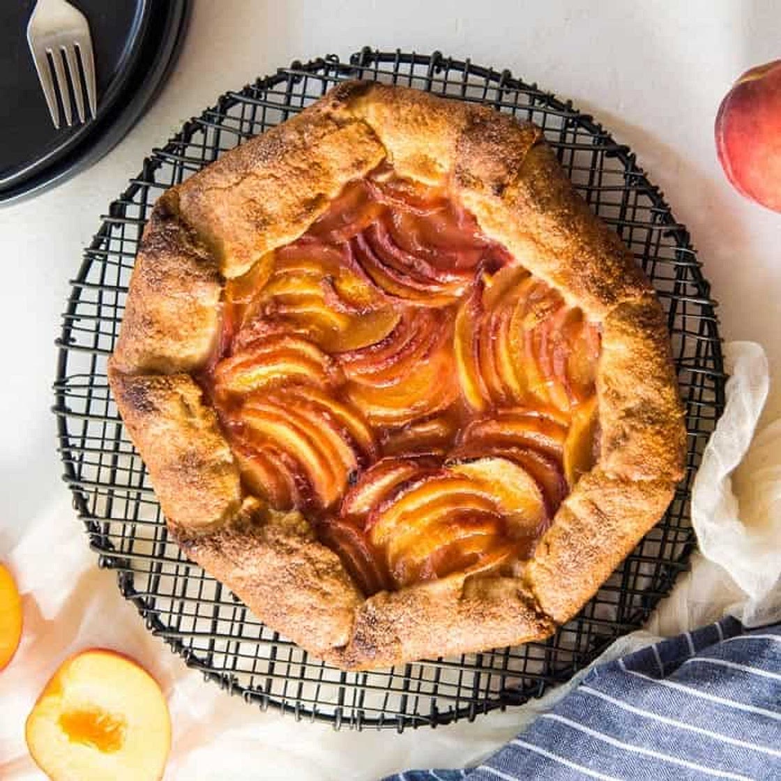 Easy Peach Galette