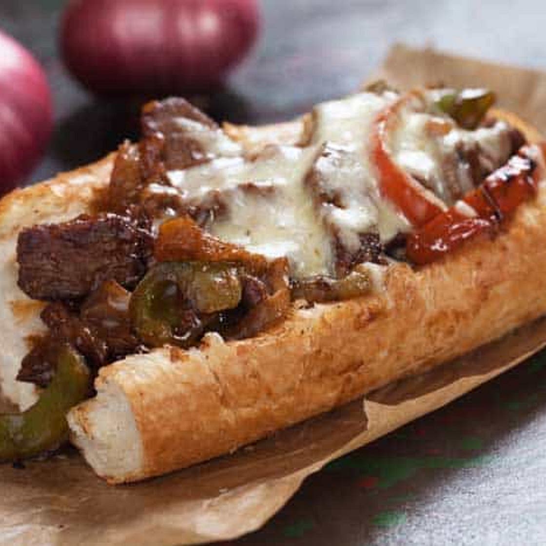BBQ Grilled Philly Cheesesteak