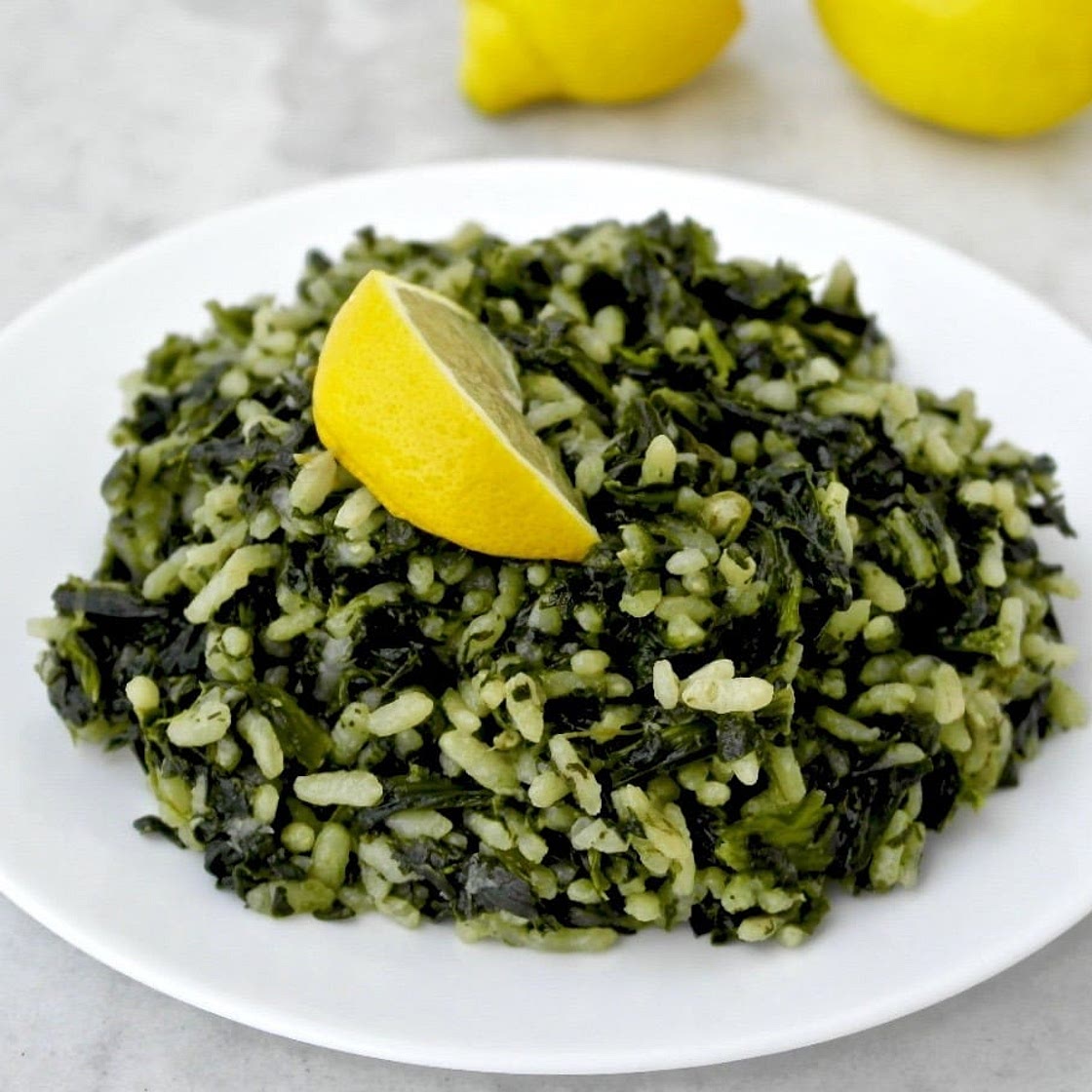 Greek Spinach and Rice – Spanakokorizo