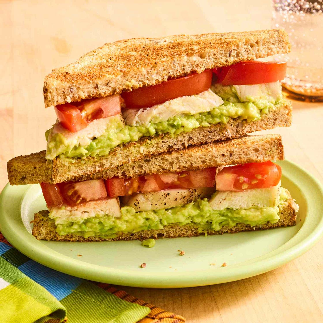 Avocado, Tomato & Chicken Sandwich