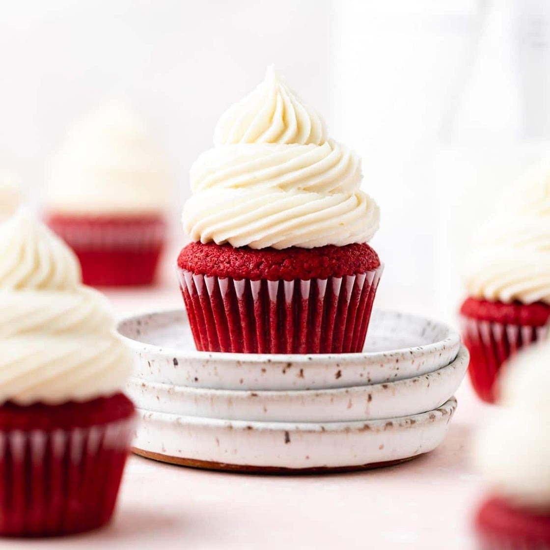Red Velvet Cupcakes with Cream Cheese Frosting