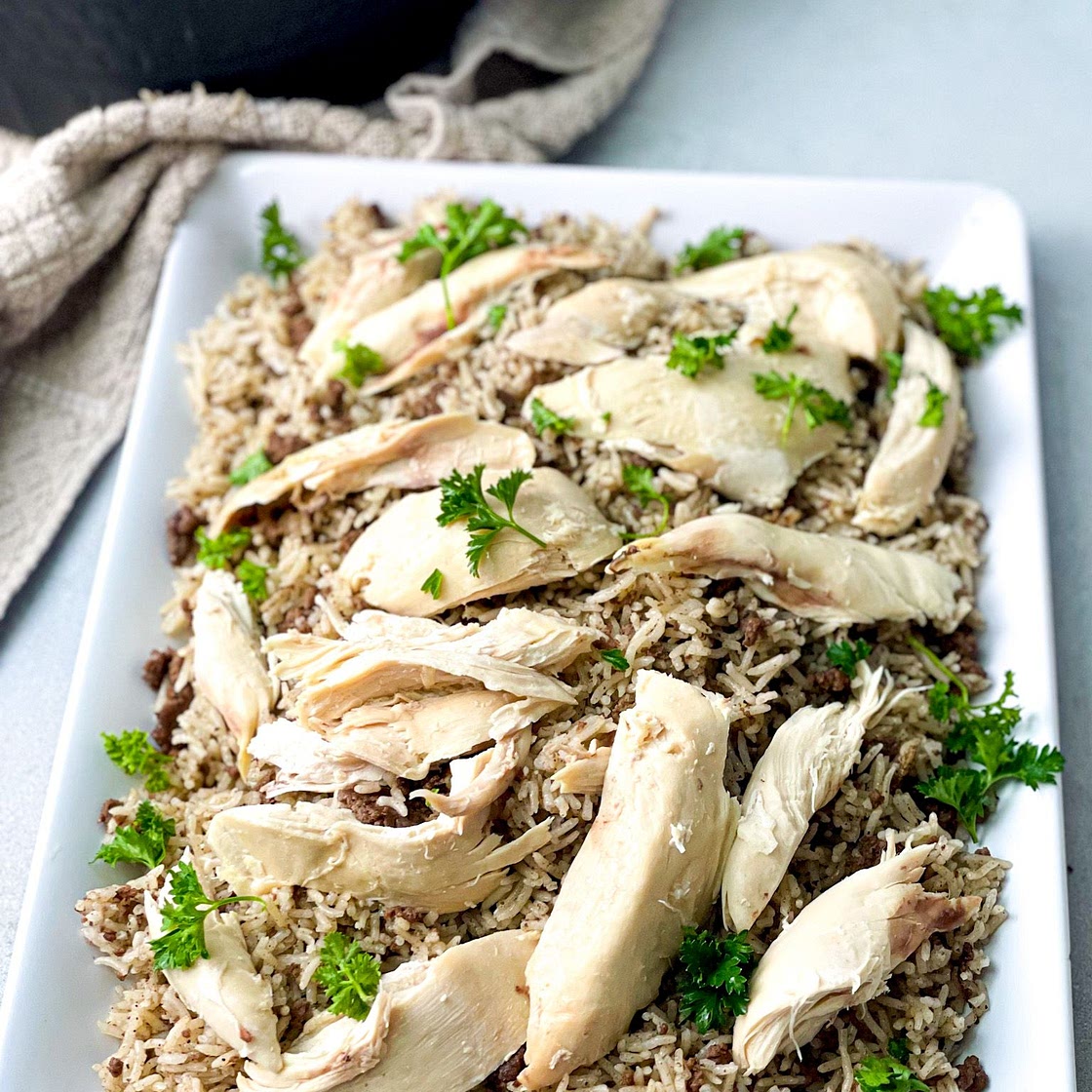 Lebanese Chicken and Rice (Riz a Djej)