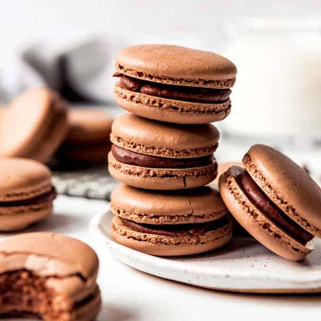 Chocolate Macarons