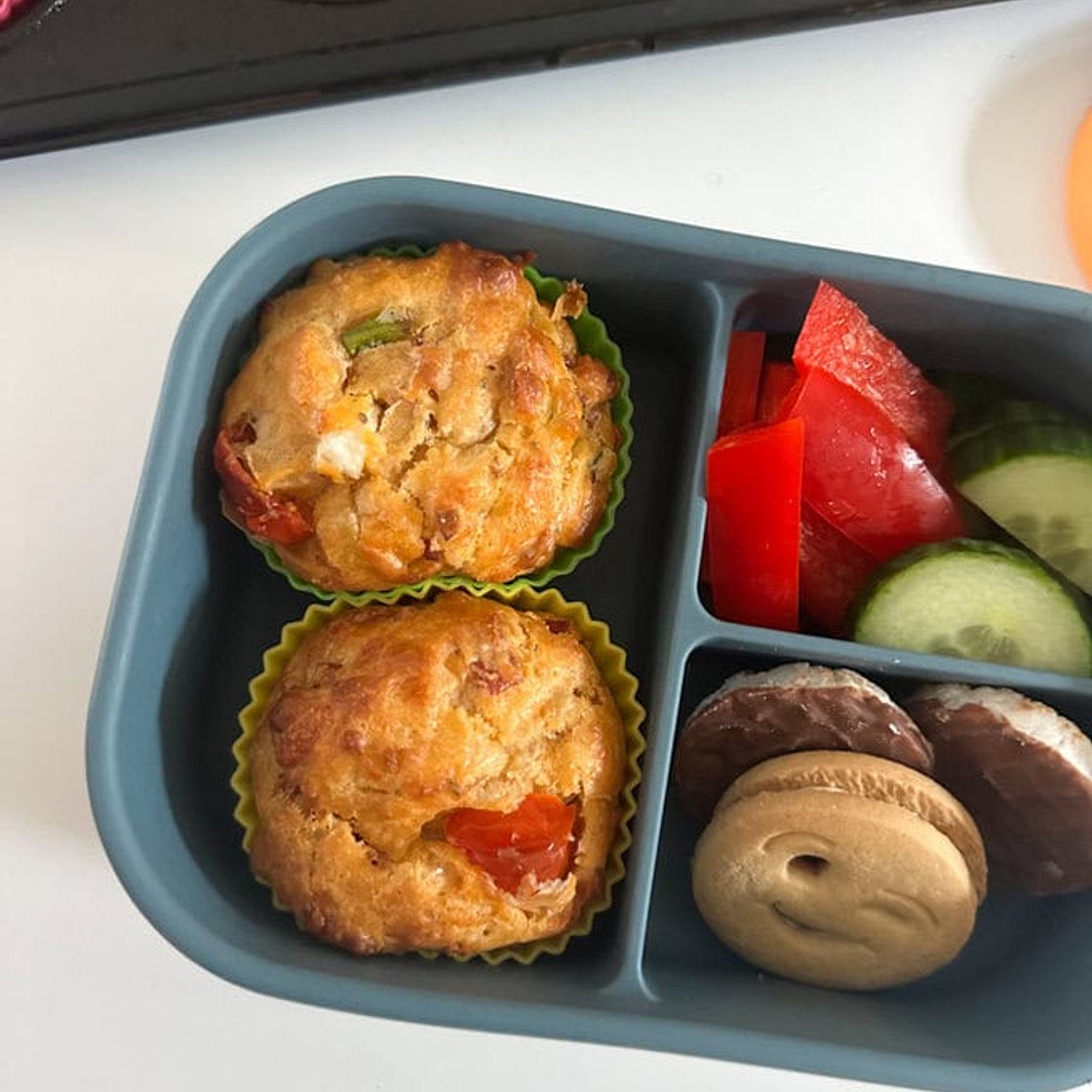 Pizza Lunchbox Savoury Muffins