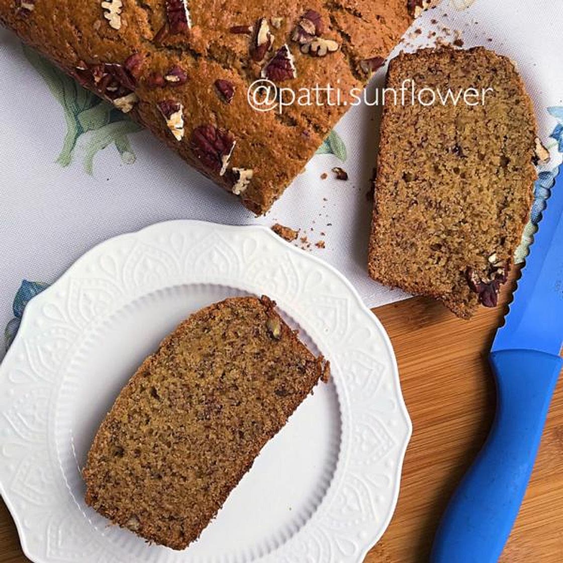 Receita de Pão de banana integral