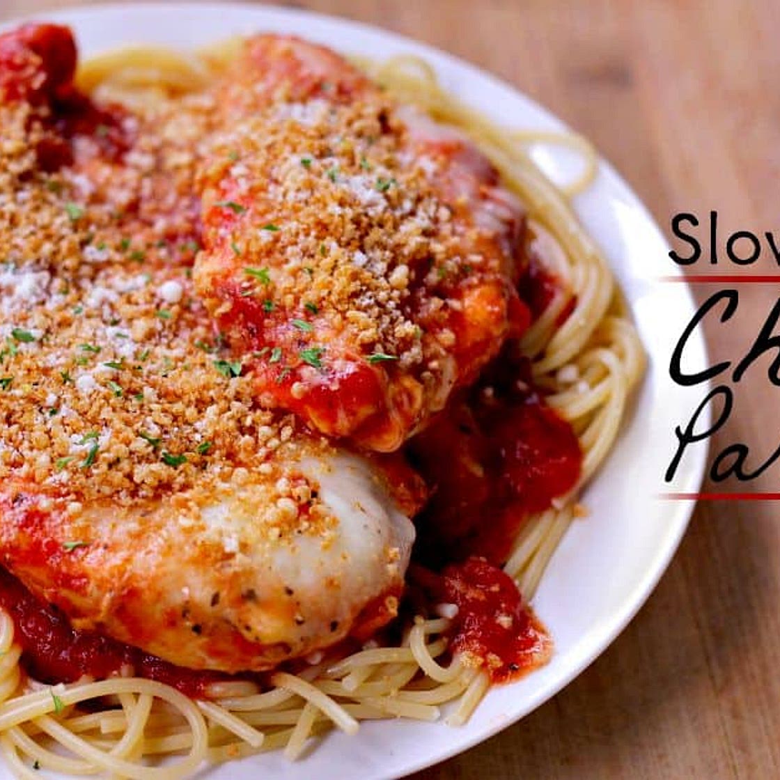 Slow Cooker Chicken Parmesan