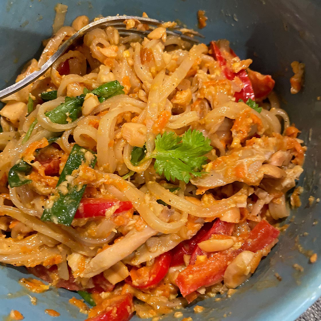 Easy Spicy Chicken Pad Thai