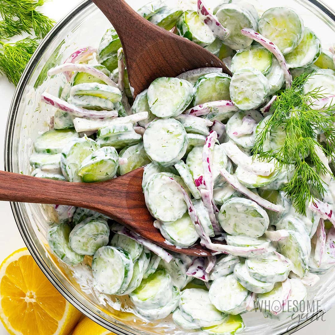 Creamy Cucumber Salad