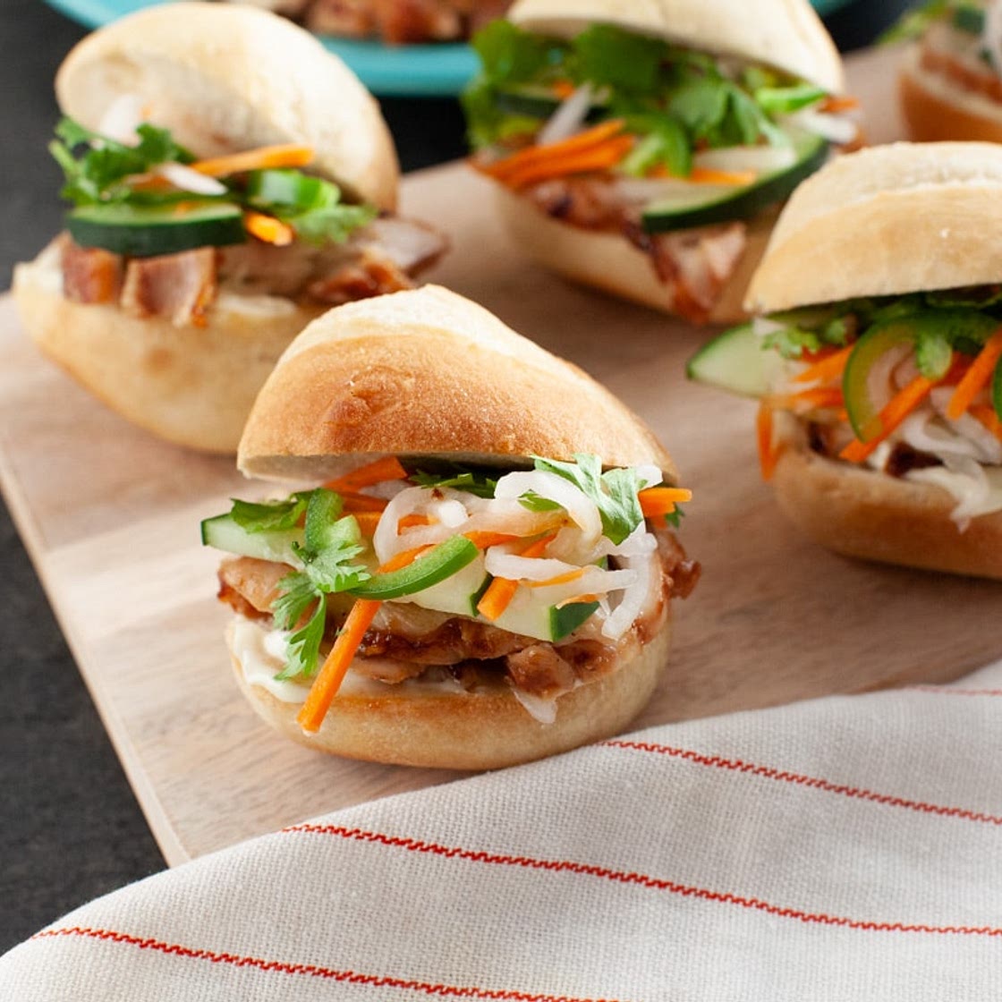 Chicken Banh Mi Sliders