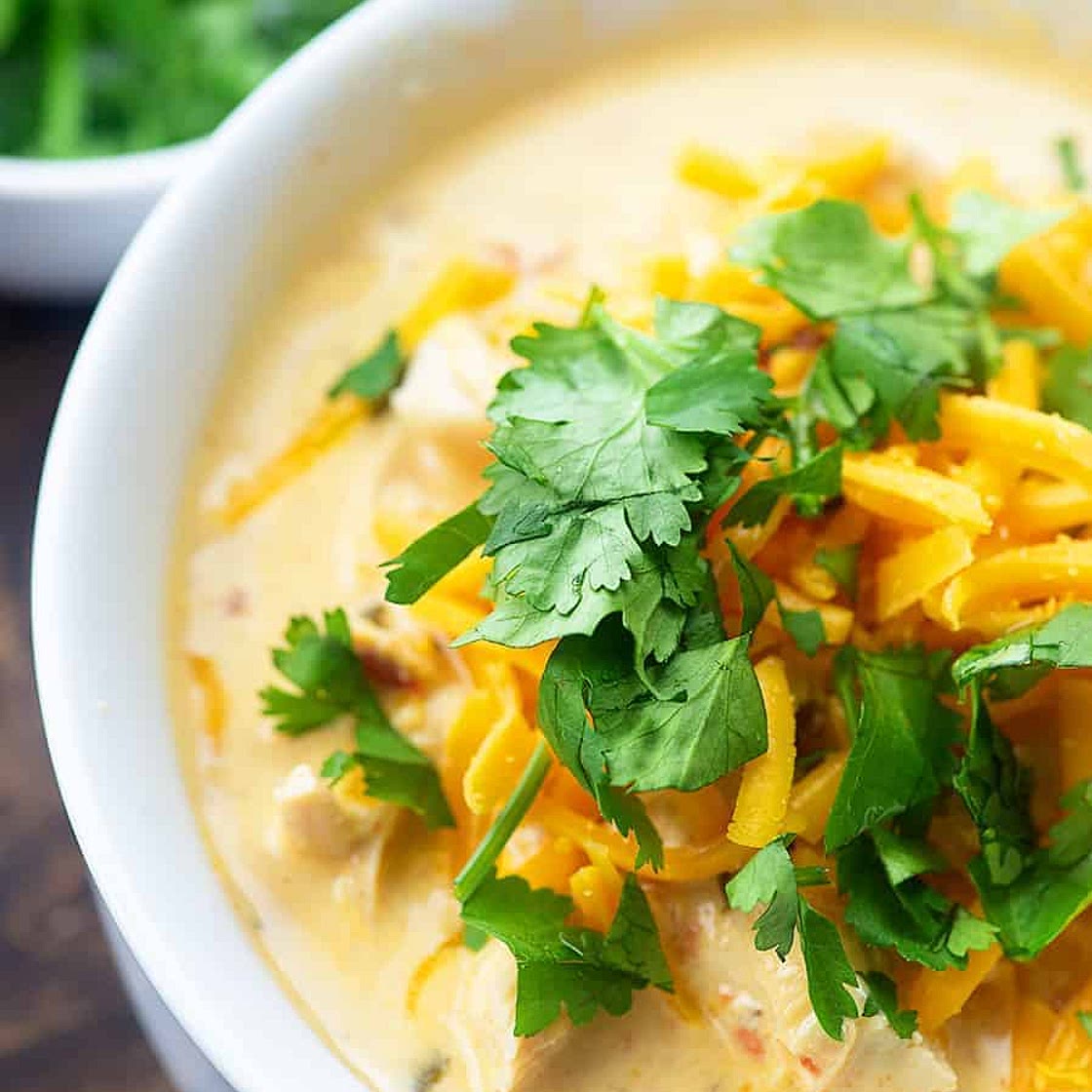 Low Carb Chicken Taco Soup