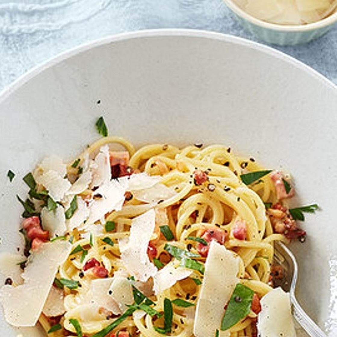 Koelkasts Spaghetti Carbonara