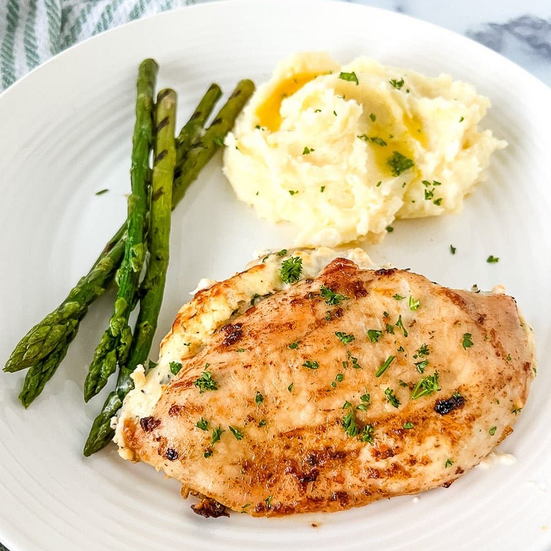 Ruth Chris Stuffed Chicken (Copycat)