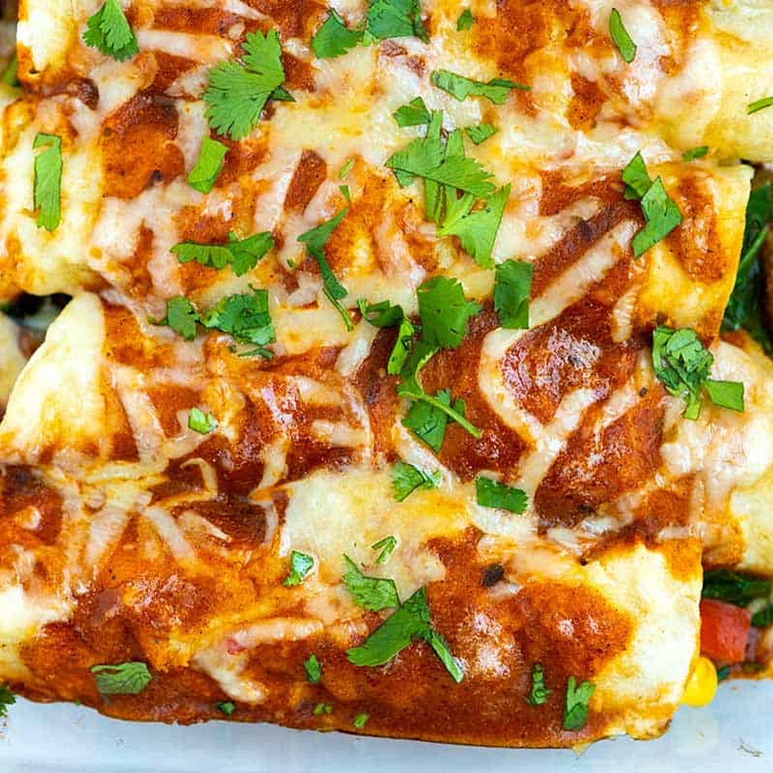 Easy Veggie Enchiladas