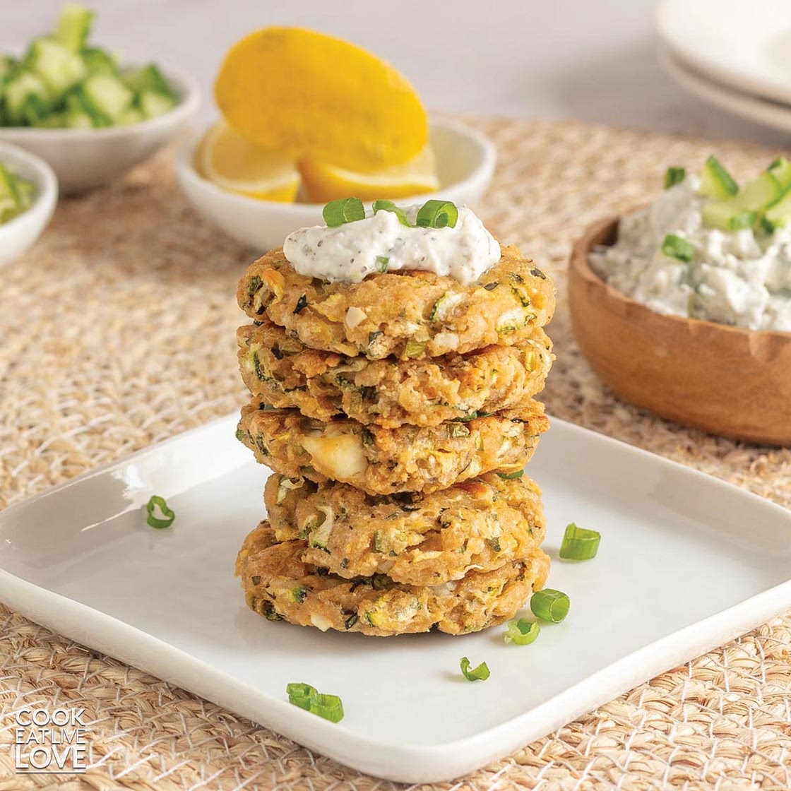 Baked Zucchini Fritters
