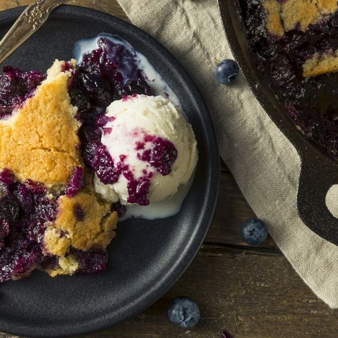 Bisquick Blueberry Cobbler